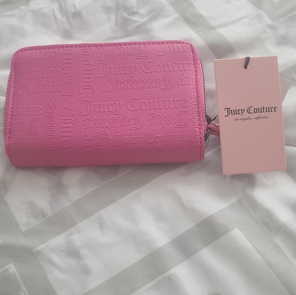 Juicy couture hot pink wallet